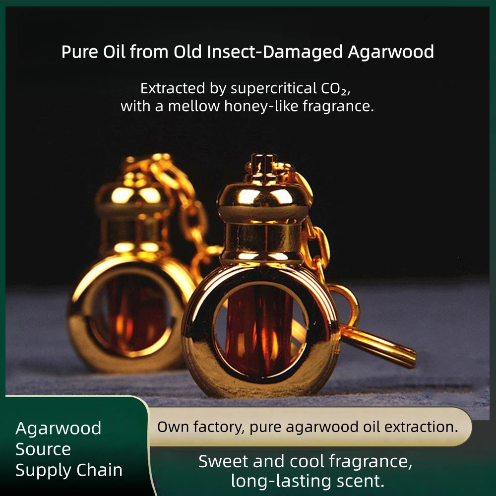 

Hainan Agarwood Essential Oil,Insect-Damaged Raw Material,Supercritical CO₂ Extraction,Essential Oil Aromatherapy,Pure Oud Oil