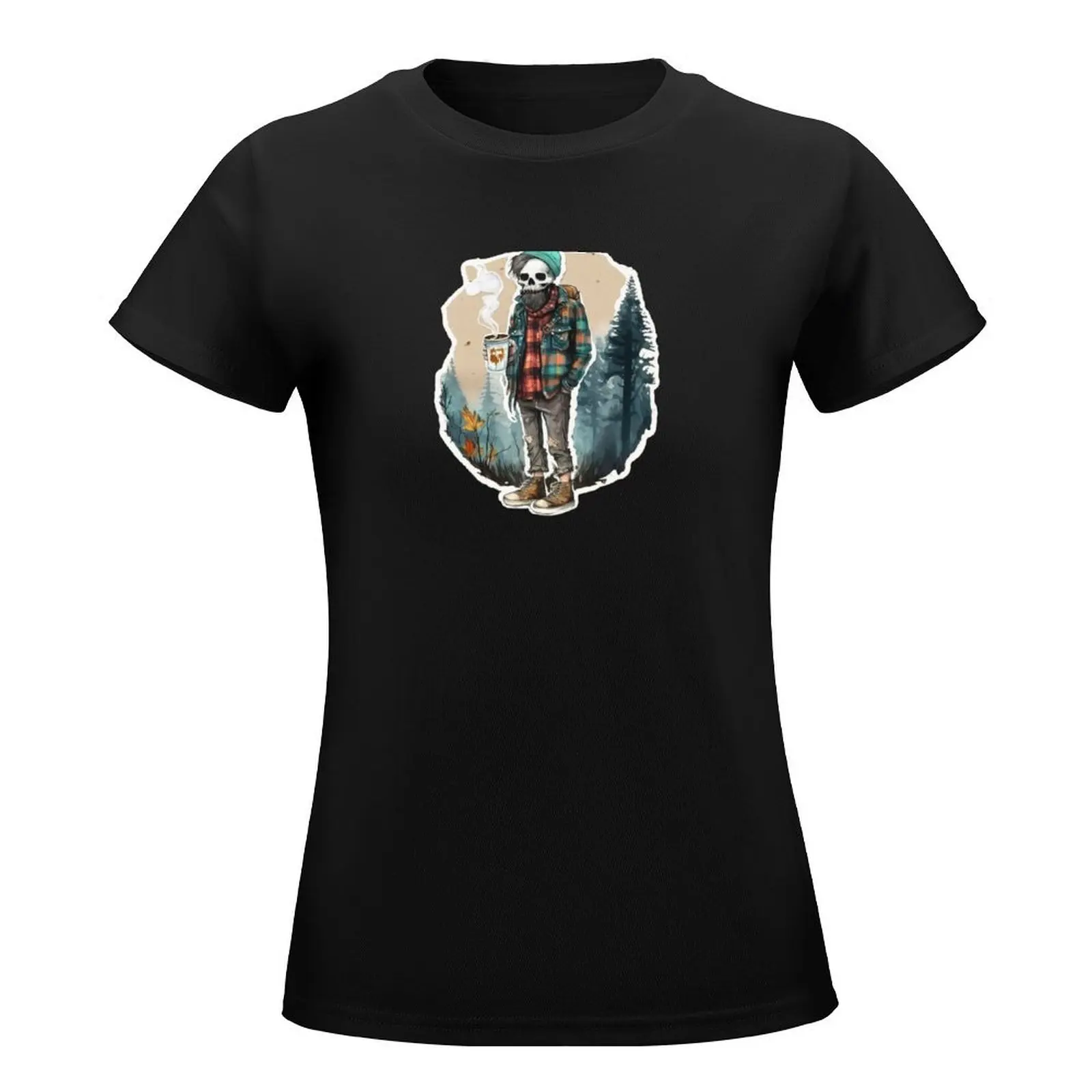 PNW Zombie T-Shirt shirts graphic tees female plus size tops Women t-shirts