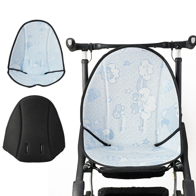 Baby Stroller Accessories Seat Cushion Winter and Summer Dual-use Sponge Seat Cushion Baby Stroller Cartoon Pattern Cushion