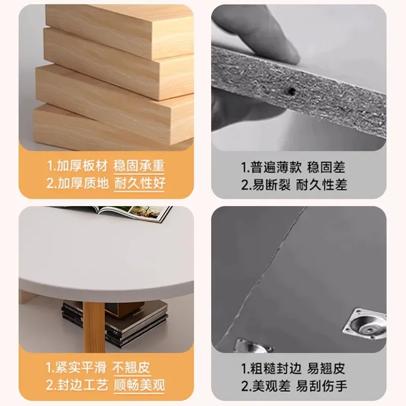 for 2025 New High End Small Apartment Side Table Coffee Table Living Room Household Simple Tea Table Balcony Rental House