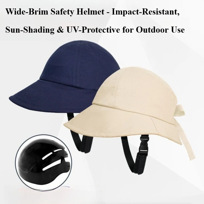 

EN812 Safety Helmet Hat Shaped Helmet Safety Shock Surf Bucket Hat Women's Travel Cycle UV-Protective