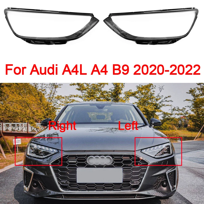 For Audi A4 A4L/S4/RS4 B9PAB10 2020 2021 Headlamp Transparent Cover Car Headlight Cover Lampshade Lamp Shade Lens