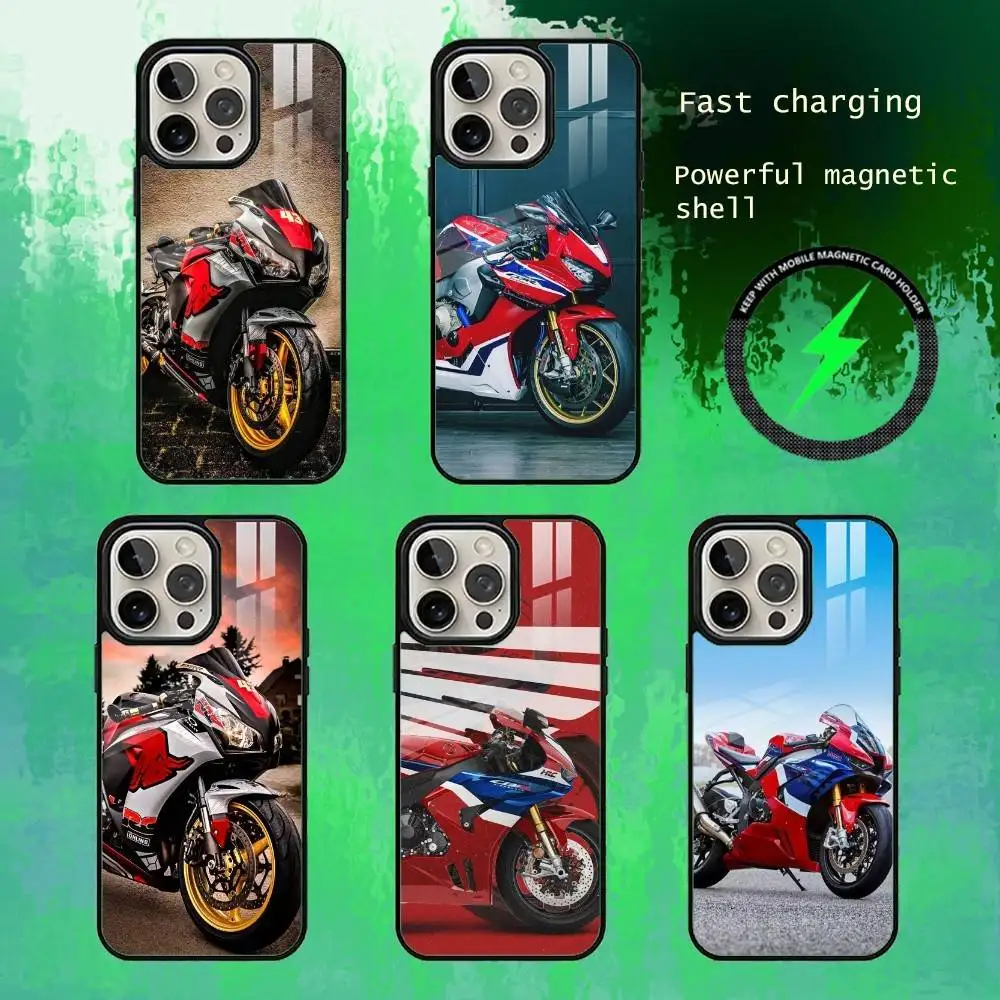 

Cbr 1000rr Moto Phone Case For iPhone17,16,15,14,13 Plus,Pro Max Magnetic For Magsafe Wireless Charging