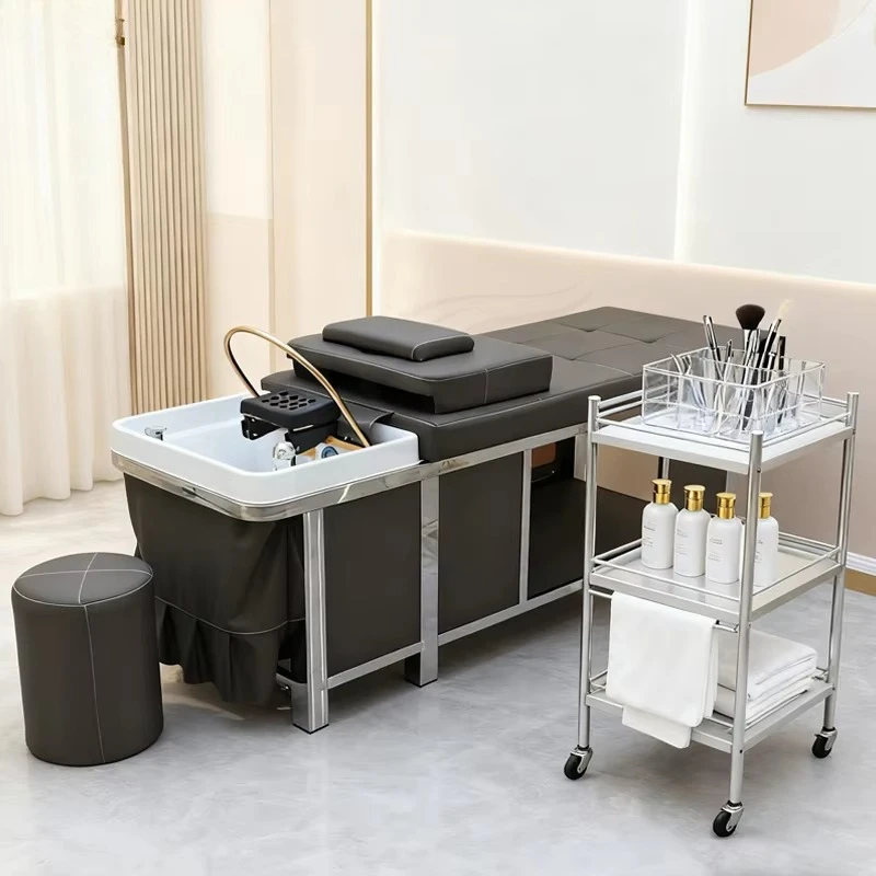 Thai Style Multifunctional Thick Mattress Physiotherapy Phototherapy Water Circulation Shampoo Bed