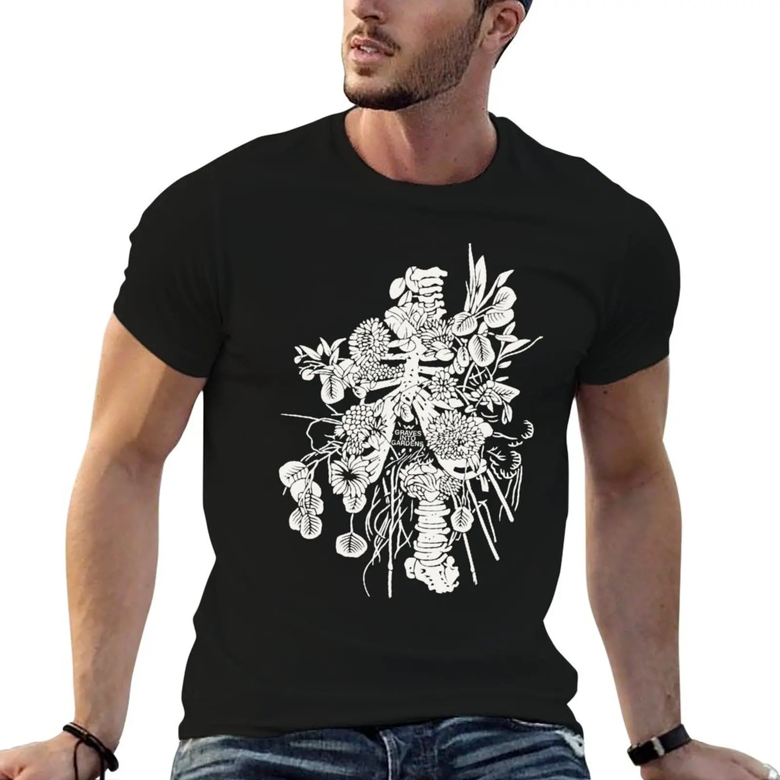 Elevation Worship Merch Graves Into Gardens T-Shirt Fashion Letter Print T-Shirt