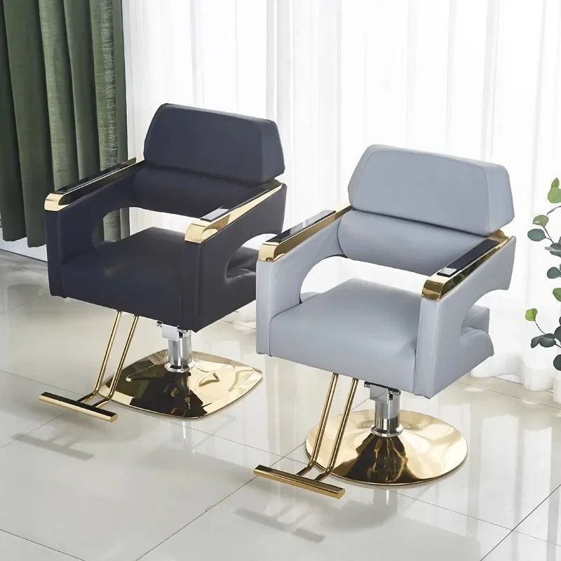 Professional Barber Chairs Chair Beauty Salon Desk Pedicure Equipment Furniture Nail Hairdressing Chair Rolling Commercial