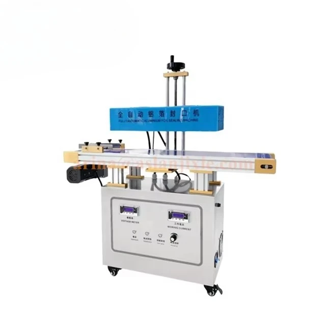 

Автоматическая машина для укупорки алюминиевой фольги для рта бутылок, машина для запечатывания прокладок из алюминиевой фольги для косметических бутылок