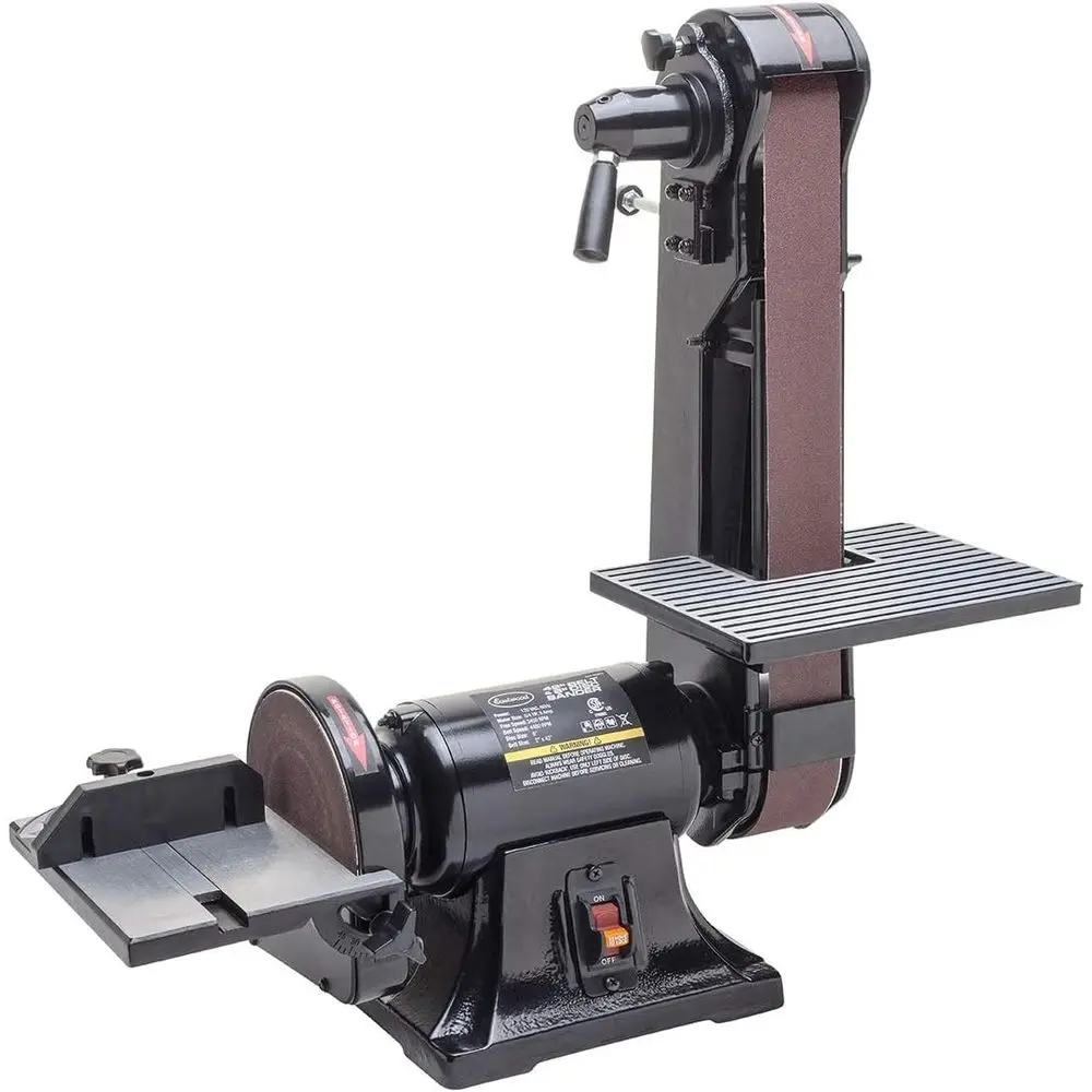 

Eastwwod 2 inch x 42 inch Belt and 6 inch Disc sr 4130 PM Belt Speed 1/2 HP Motor