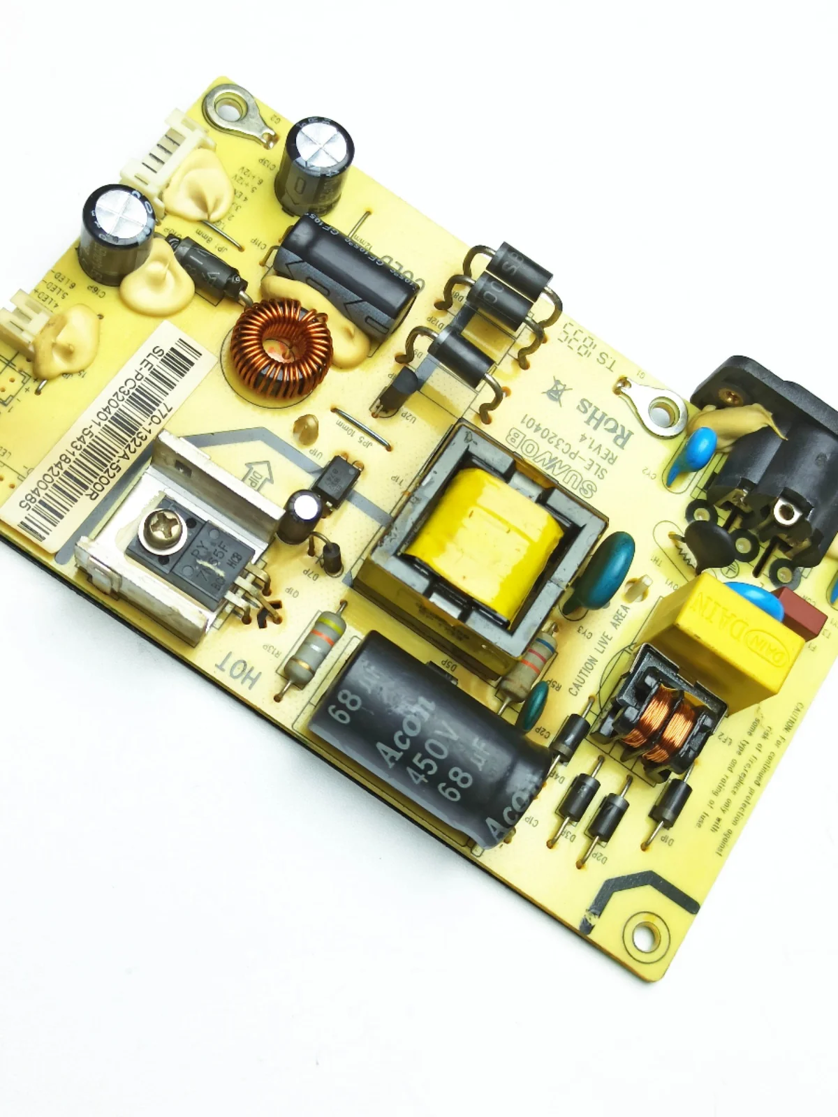 Original TPV C32GX 32GX curved panel power supply board SLE-PC320401 high pressure board