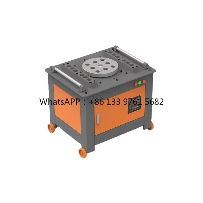 WSQ LUTENG Portable Steel Bar Bender with Stable Performance Operate for On-Site Construction Reinforcement Processing.