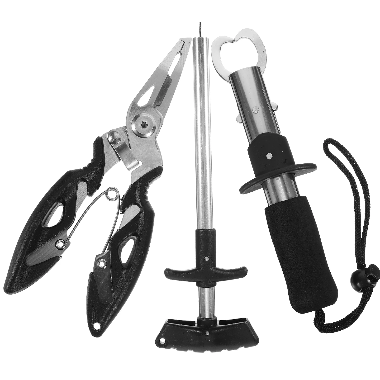 

Luya Tool Set Fishing Supplies Hook Remover Tools Kit Plier Gripper Removal Lip Grabber Extractor Corrosion Resistant