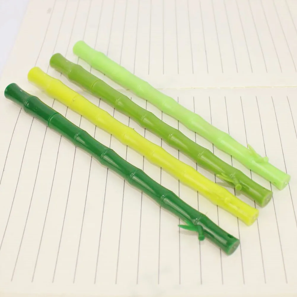 

12 Pcs Bamboo Neutral Pen Pens Writing Signing Fine Point Decorative Testing Used Office