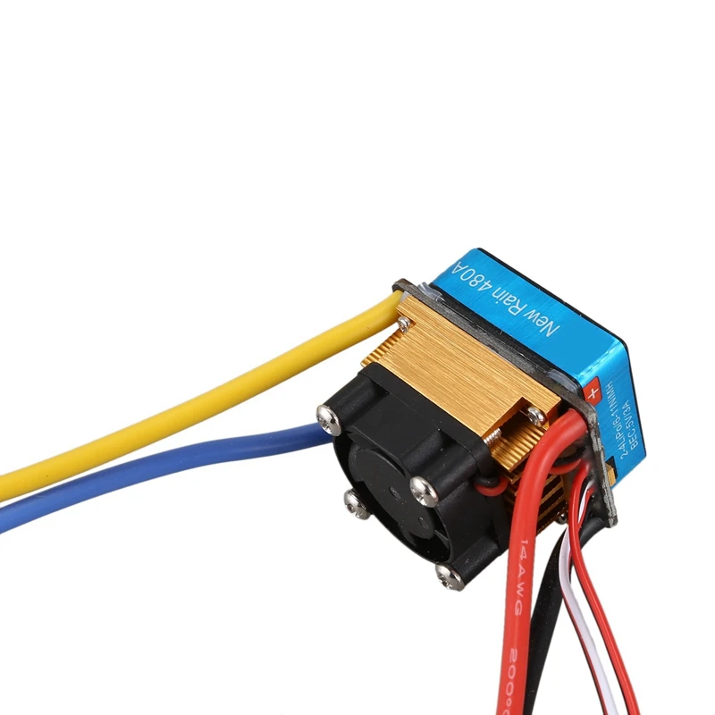 L81A 2025-1 個 480A ブラシ付き Esc シングルモーター & 1 個 1060 60A ブラシ付き Esc スピードコントローラー フォワードブレーキとリバースブレーキ