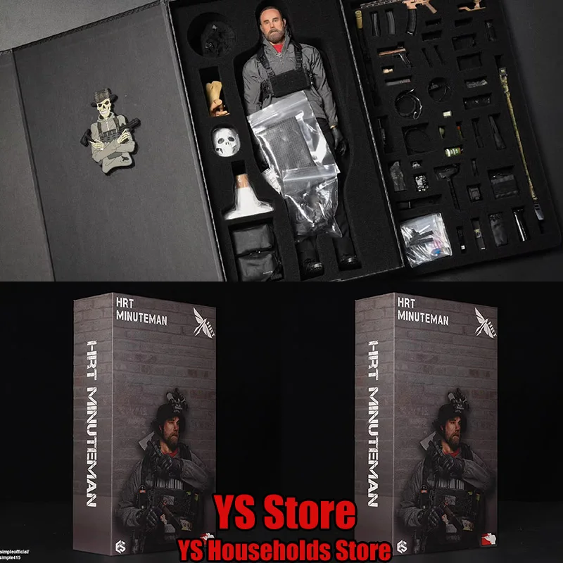 

1/6 HRT06MM Collectible Action Figure - EASY&SIMPLE HRT TEAM LEADER Male Soldier Camouflage Cloth Static Rifle Full Set 12" Mode