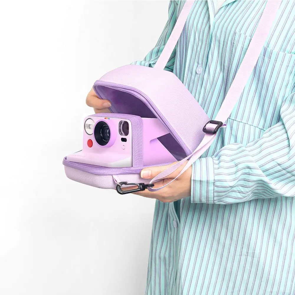Universal Instant Camera Storage Bag EVA Shockproof Protective Cover Portable Anti Scratch for Polarized GO/One Step 2/NOW+