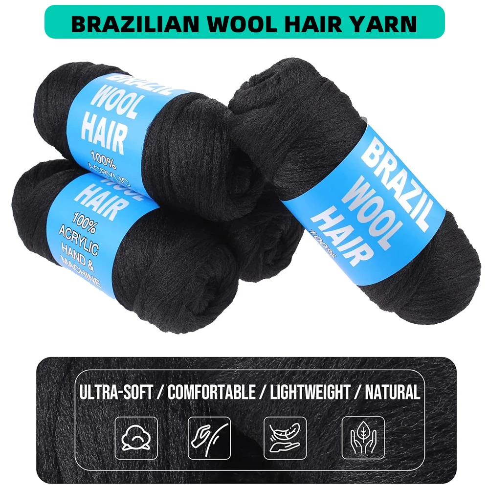 Fio acrílico para tranças africanas, torção senegalesa, faux locs, extensões de cabelo, tranças jumbo, baixa temperatura, Yaki reto