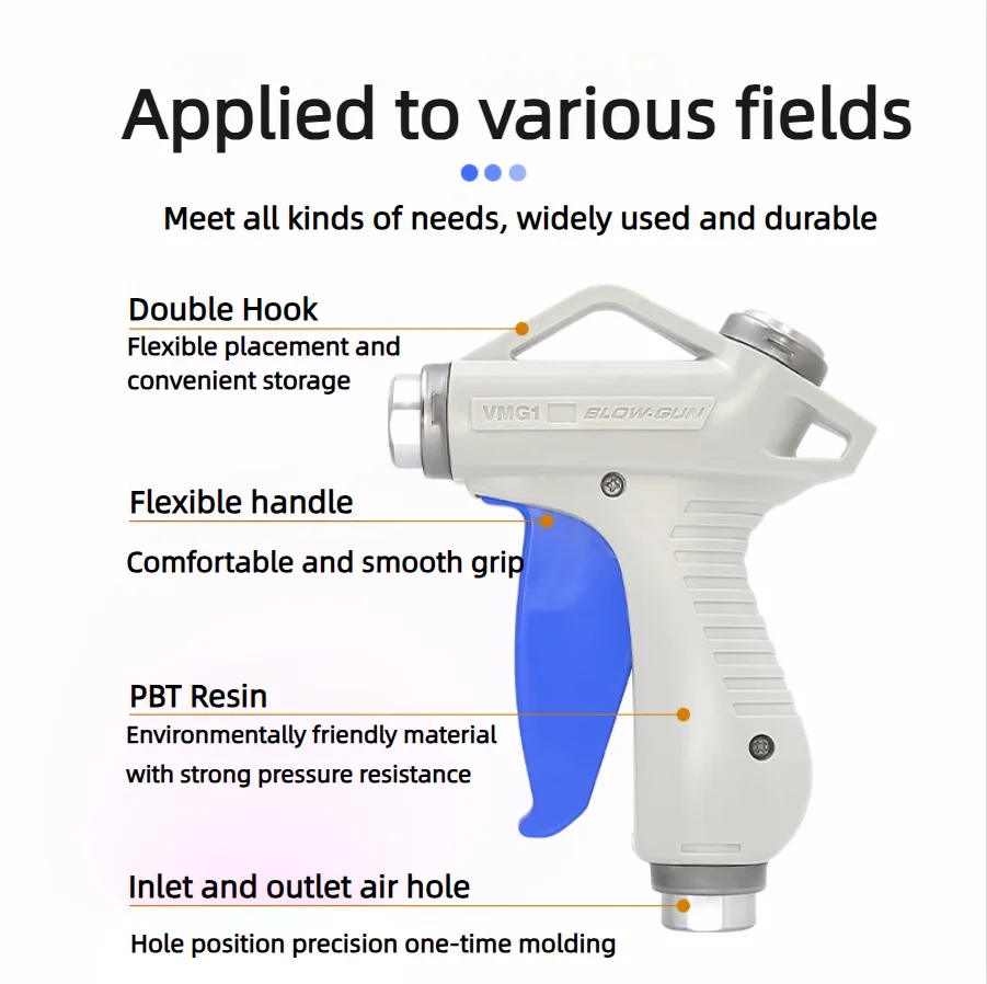 Air compressor air pump spray gun VMG11W12W/VMG11B industrial powerful dust blowing gun high-pressure dust blowing gun