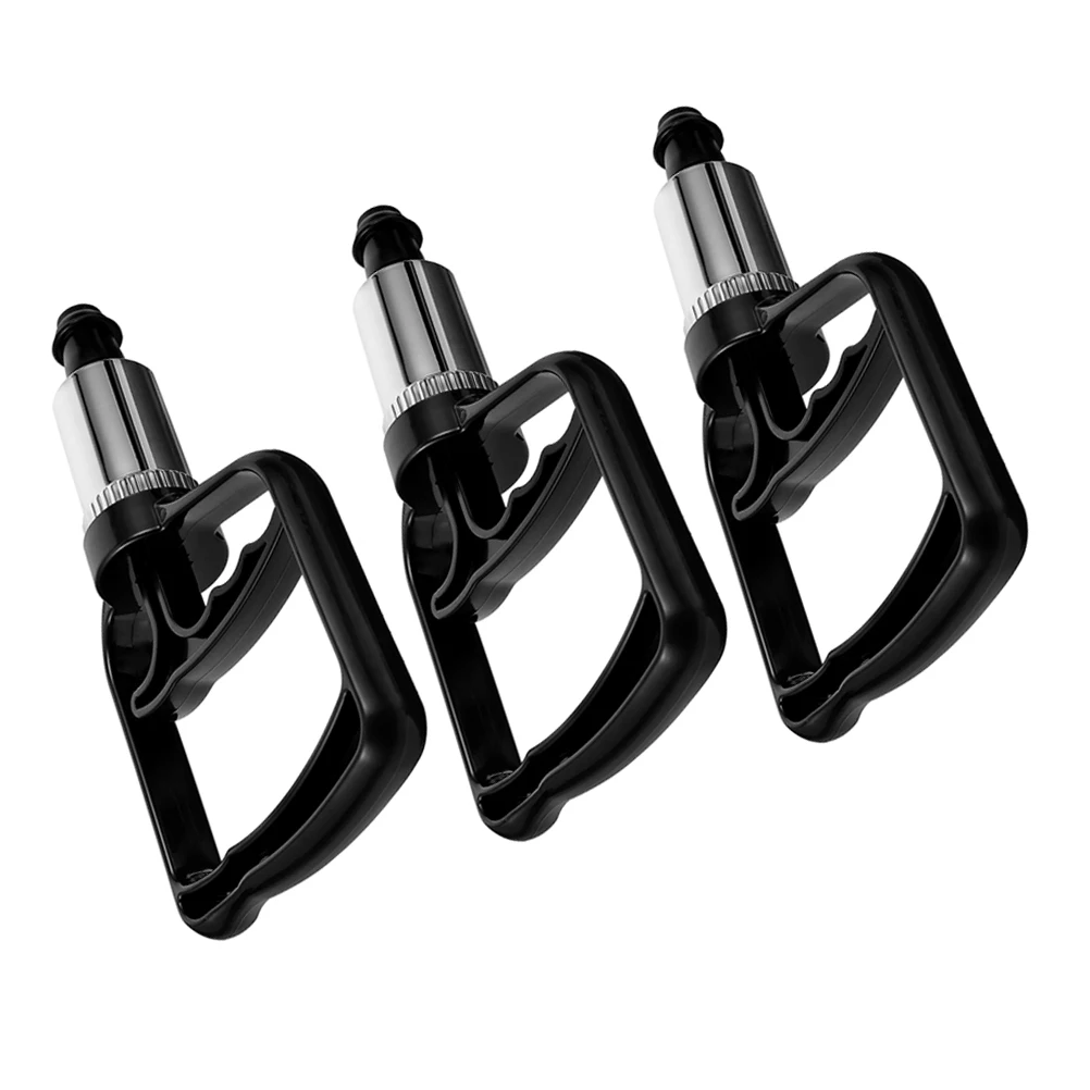 Bomba manual de sucção a vácuo, 3 peças, ferramenta de sucção portátil, leve, substituição, terapia de massagem, acessórios de ventosas