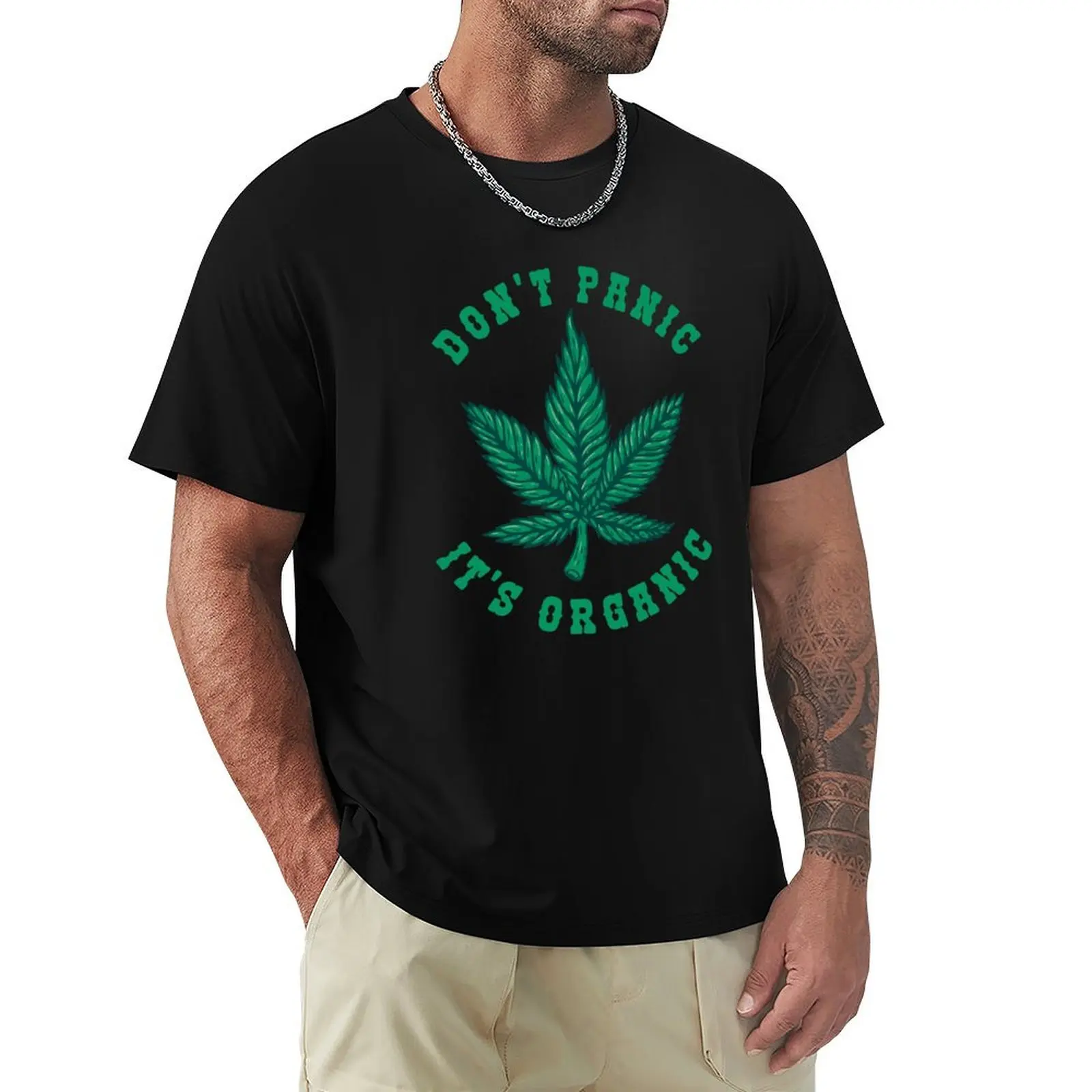 

Dont panic its organic T-Shirt Daily Wear Print T-Shirt