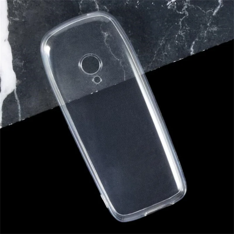 Dirt-resistant Plain Transparent Phone Case For Nokia 6310 2021 Silicone Case & Cover For Nokia 6310 Soft Black TPU Phone Case