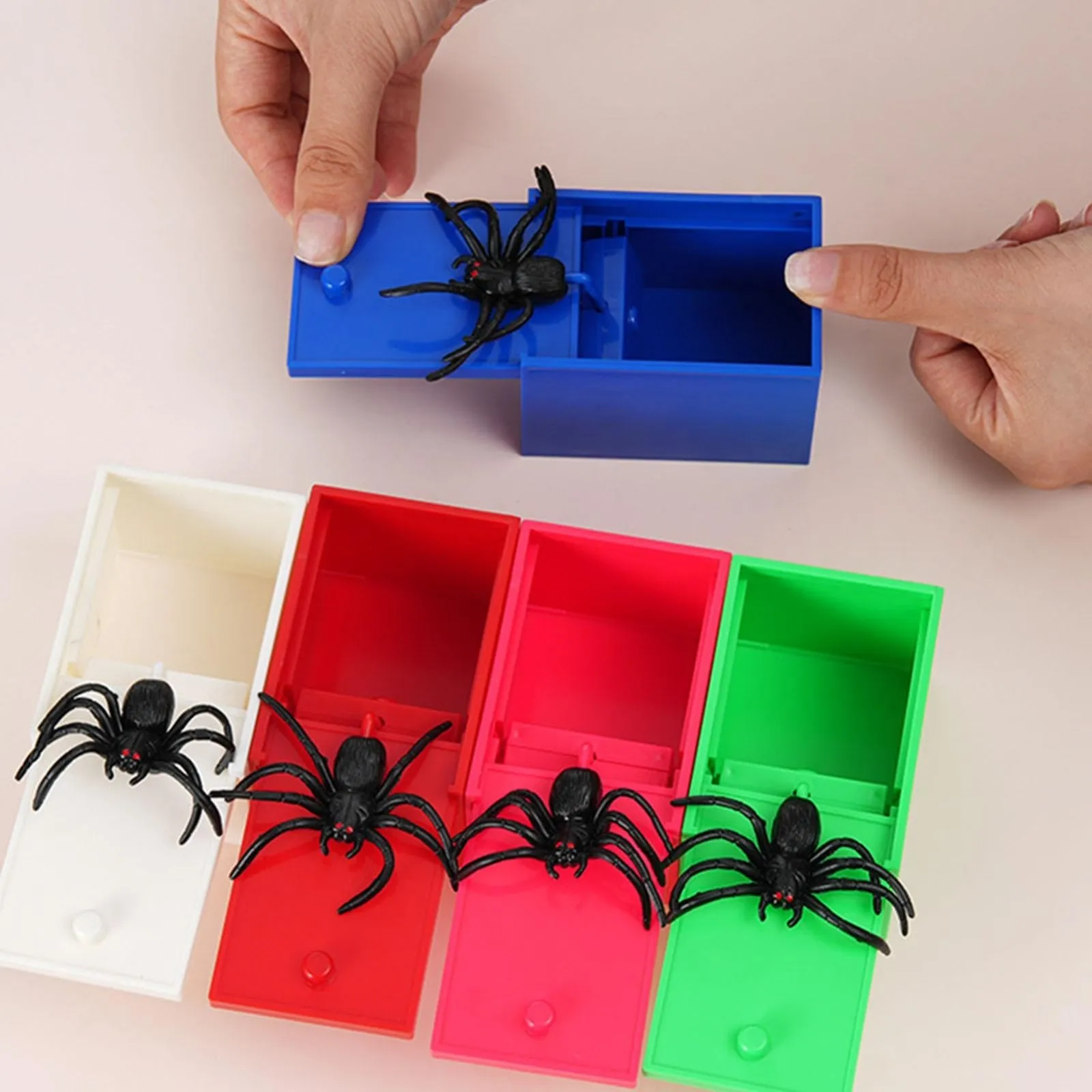 Spider Prank Box - Fun Scary Toy Practical Joke With Fake Spider| Novelty Prank Kit For Easy Amusements, Boys, Parties, Adults