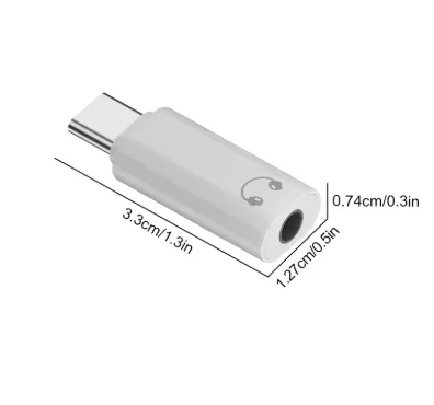 Adattatore audio jack USB tipo C a 3,5 mm Adattatore USB C da 3,5 mm Aux Convertitore per auricolari TypeC per Iphone15 Samsung Xiaomi Huawei