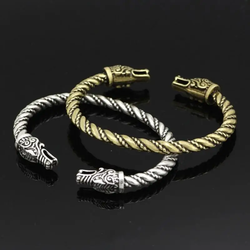 Viking Bracelet Pagan Faucet Bangle Iceland Thor Ragnar