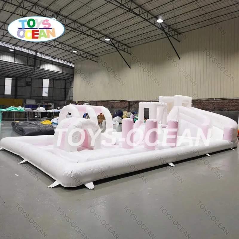 Multifunctional Eco-Friendly PVC Soft Play Party Equipment Ball Pit Foam Pool Inflatable Water Park Water Slides Kids Splash Pad