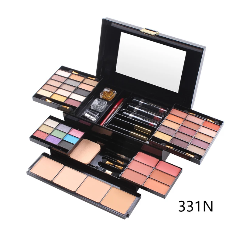 Multi-function Versatility Professional Cosmetic Box Stylish Complete Lip Gloss Eyeshadow Palette Case Lip Gloss In-demand Hot