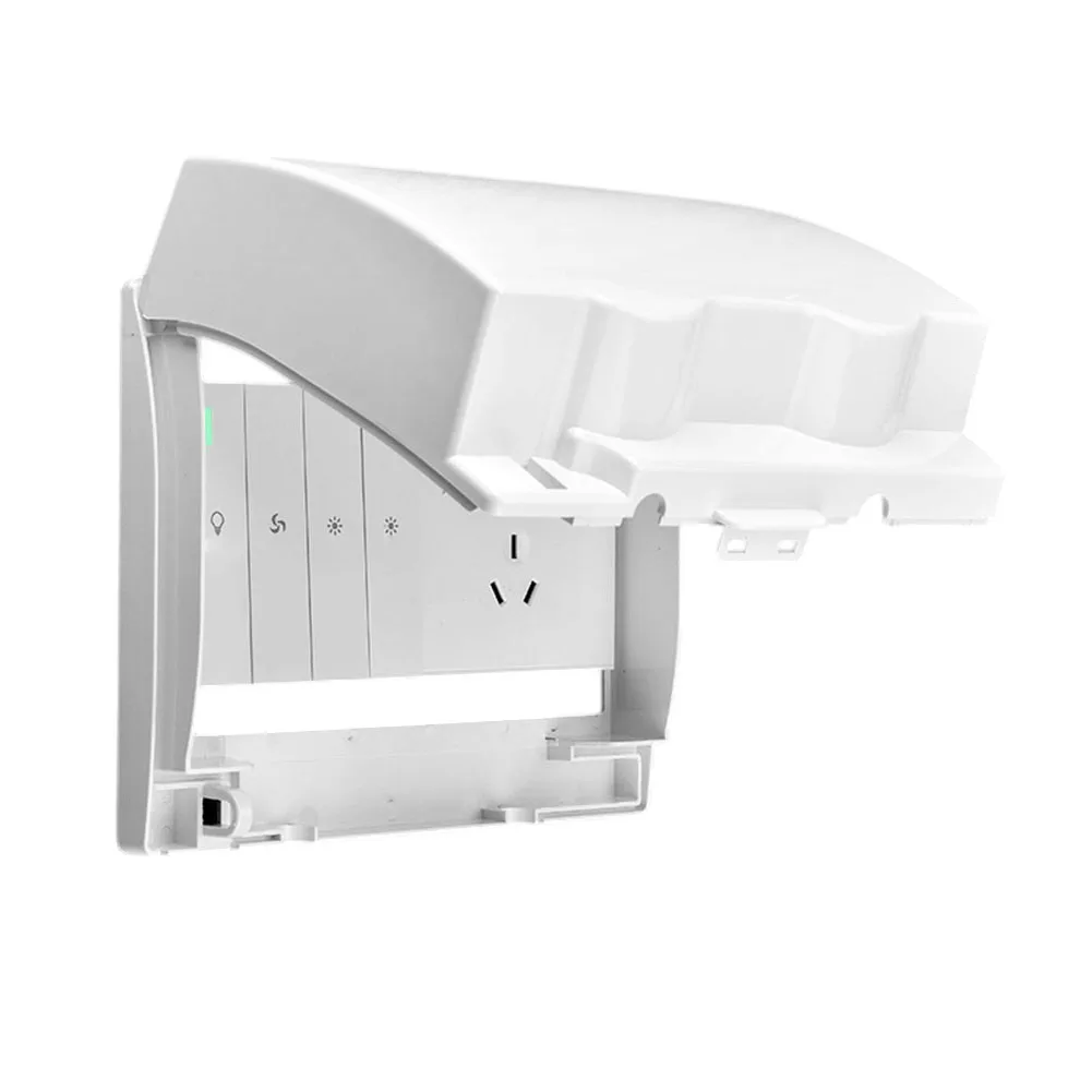 Waterproof Bathroom Pull Cord Ceiling Switch Featuring Lock Buckle and Elevated Design to Prevent Accidental Activation