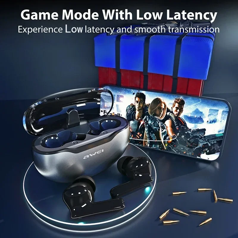 หูฟังบลูทูธไร้สาย S1 Max, หูฟัง5.3ไร้สายระบบสัมผัสพร้อมไมโครโฟนสเตอริโอ HiFi หูฟังบลูทูธ