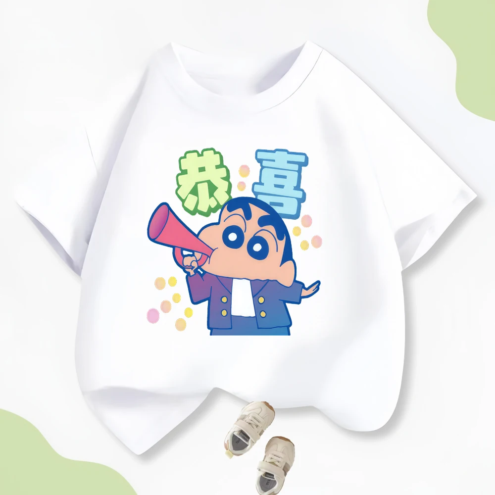 

Pre-Order Now! New Shin Chan Movie Y2K Collaboration Kids T-Shirt Limited Edition