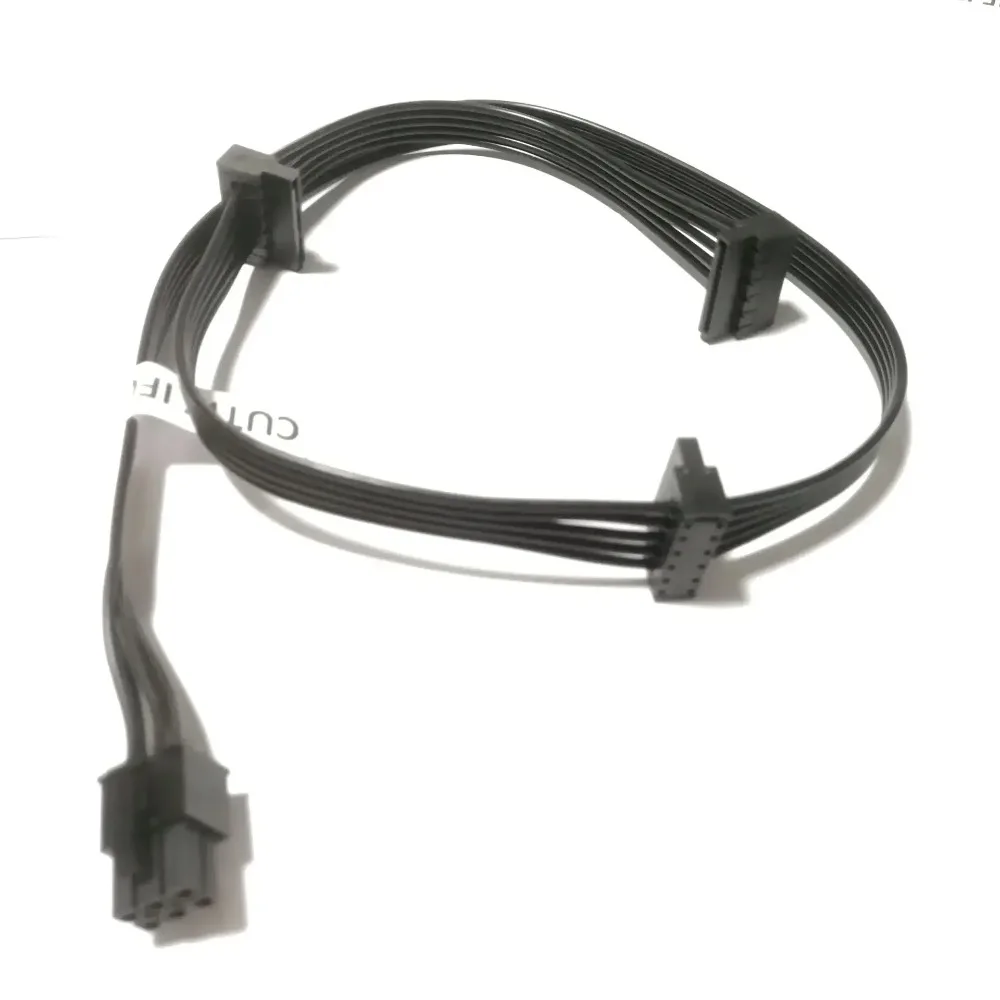 6Pin To 3-Port SATA Splitter Power Cord Cable for Seasonic PSU Power Module FOCUS PRIME CORE PX TX GX X KM3 Series