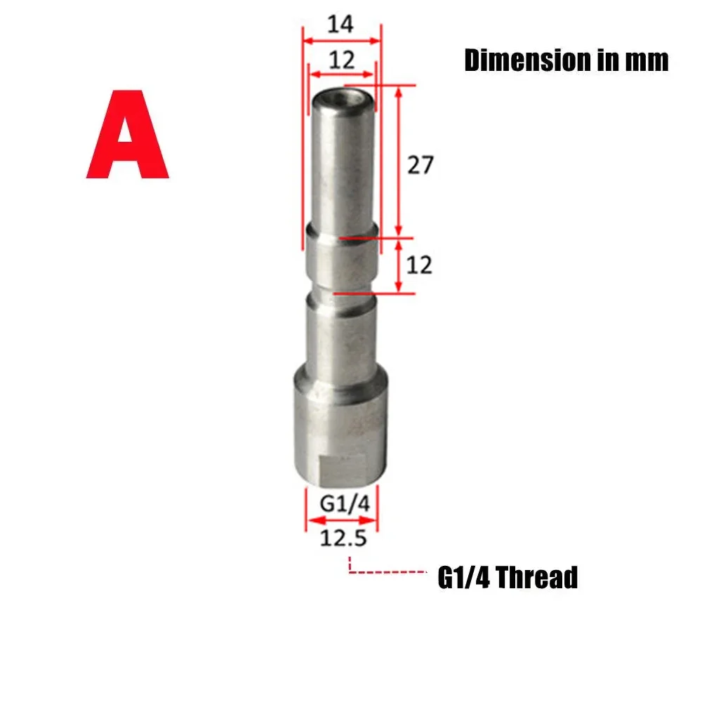 Quick Release Plug Connector for Nilfisk Alto Kew Wap Calm AR IPC Portotecnica Wash Gun Lance Adapter with G1/4 Thread