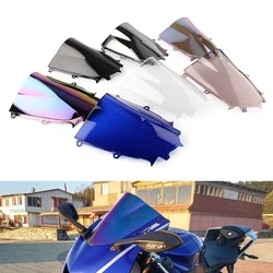 Motorcycle Double Bubble Windshield For Yamaha YZF R6 600 YZF-R7 YZFR6 YZFR7 2017-2022 WindScreen Accessories Fairing Deflector