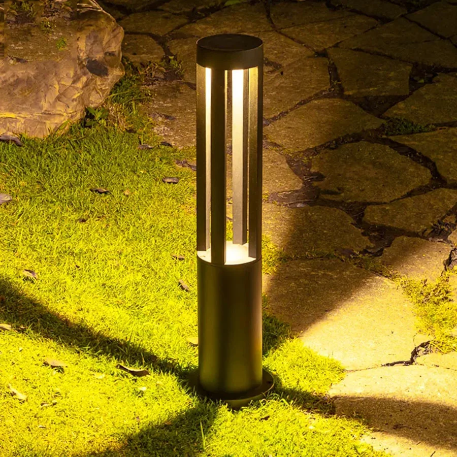 

40/60CM Waterproof Ground Landscape Pathway Light With Insert Stake Outdoor Aluminum Garden Ground Pillar Light Bollards Light