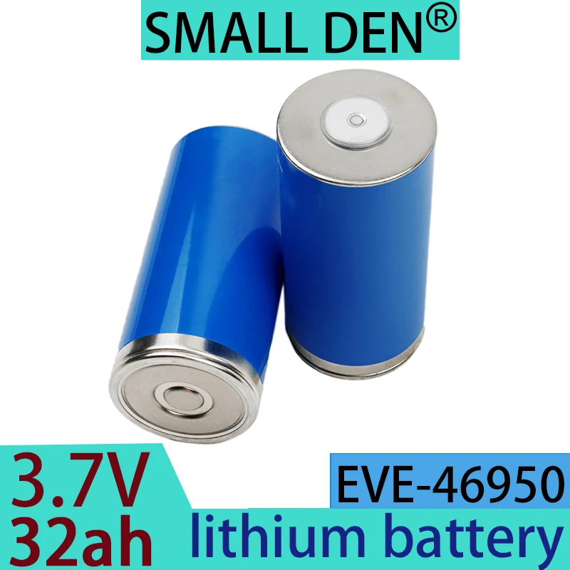 

3.7V 46950 32Ah lithium-ion rechargeable battery with 10C discharge,solar and wind energy storage inverter, Class A car ignition