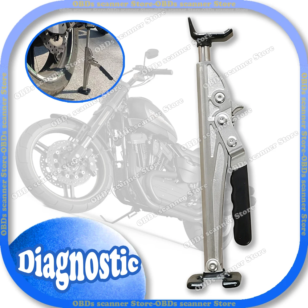 Frame For Motorcycle Universal Folding Lifting Support Frame Foldable Heavy Lift Stand Stable Crane Portable Stainless Steel