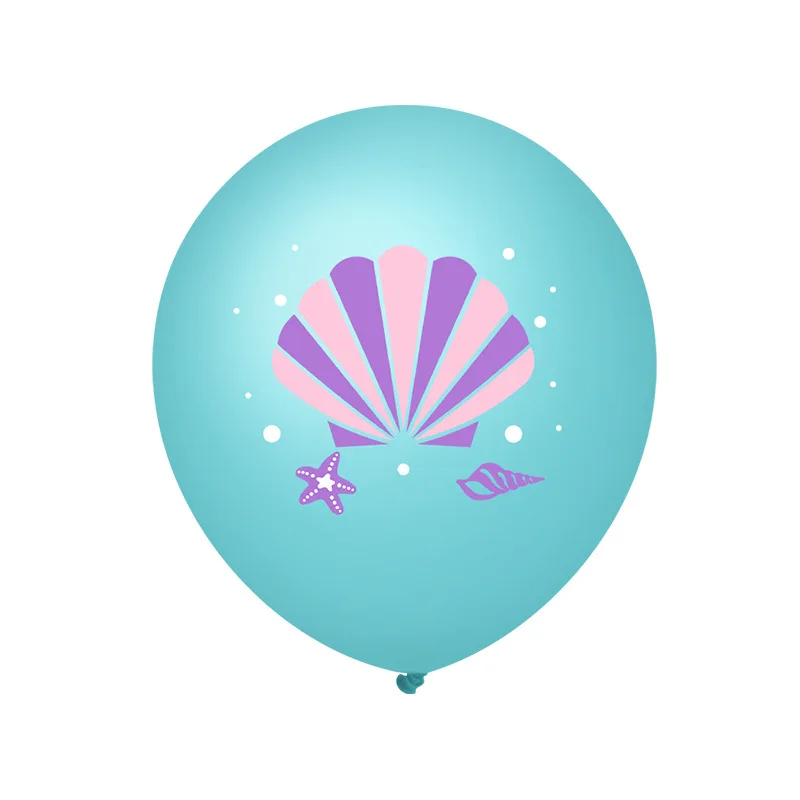 Ballon sirène Anniversaire Set, Ensemble de Ballons de Fête de Sirène