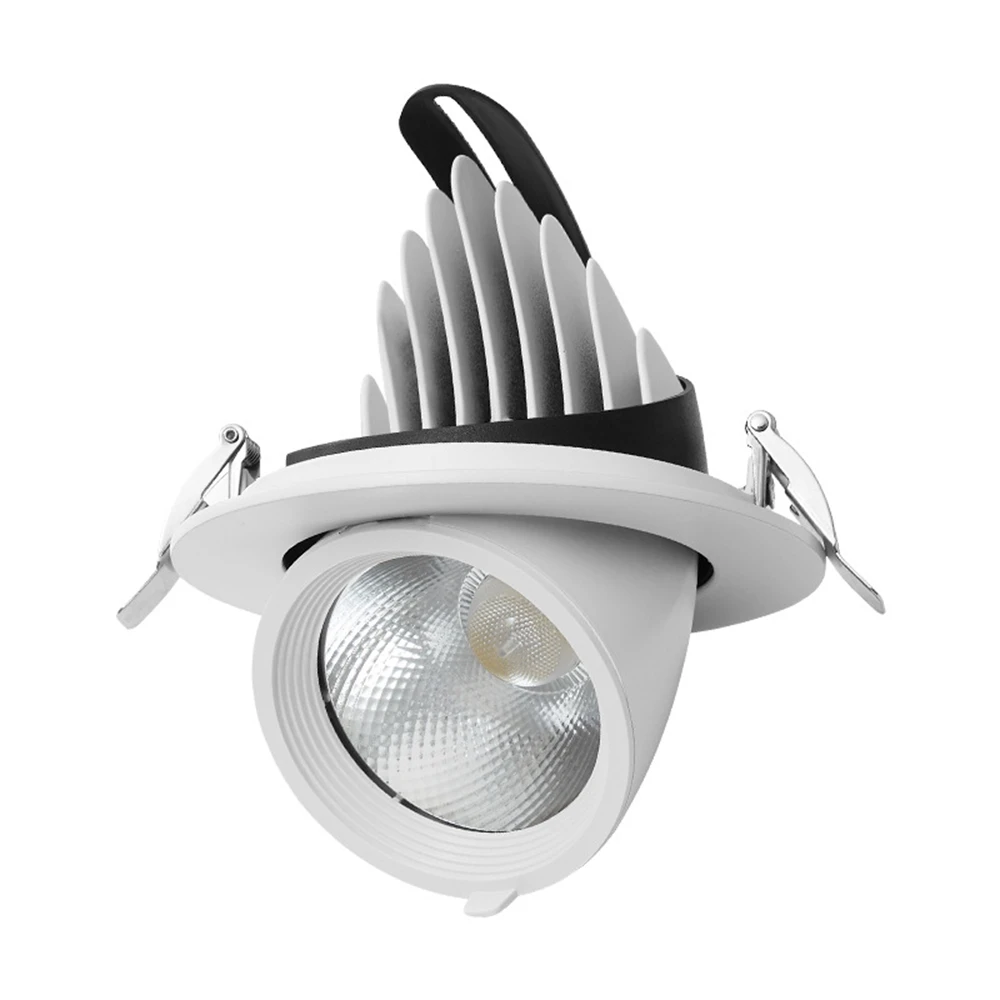 

1pc LED Downlight 360 Degree Angle Rotatable Ceiling Recessed Spot Lights 7W 10W 15W 20W 30W AC 110V/220V for Bedroom Corridor