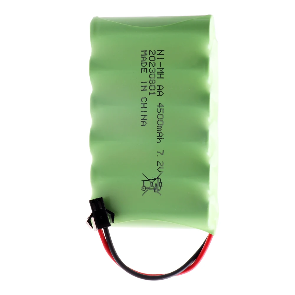 7.2V 4500mah NI-MH AA rechargeable battery For Remote control electric toy boat car truck parts 7.2V high capacity nimh battery