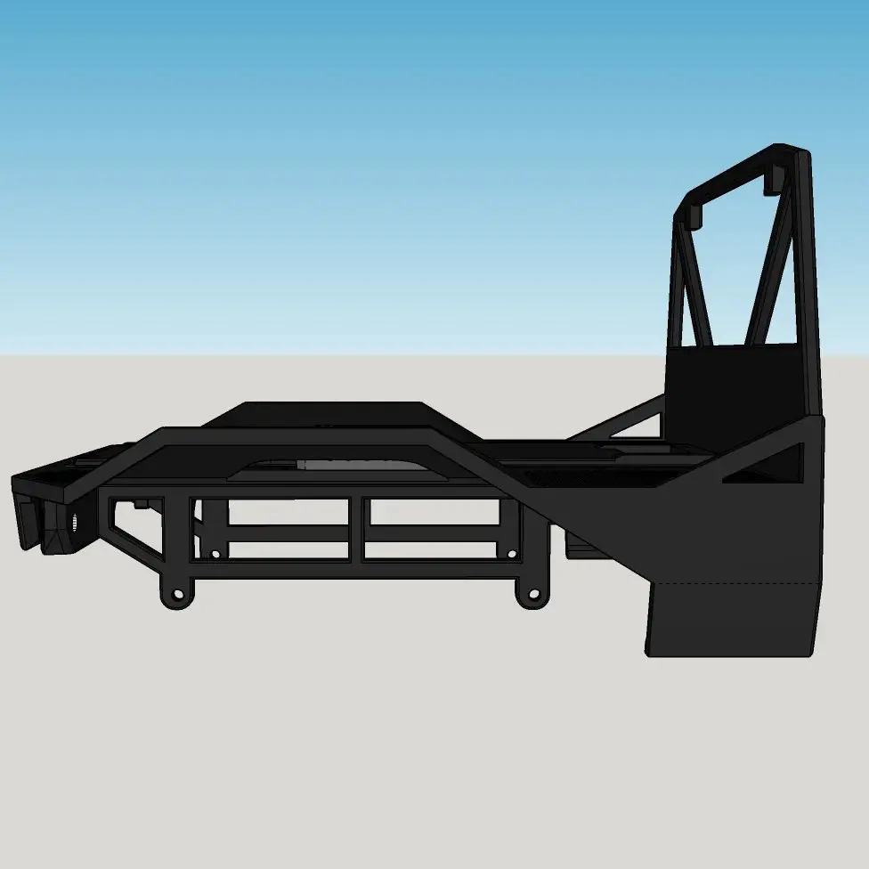 3d Printed RC4WD CCHAND Mojave Flatber For RC4WD TF2 Flated Bed