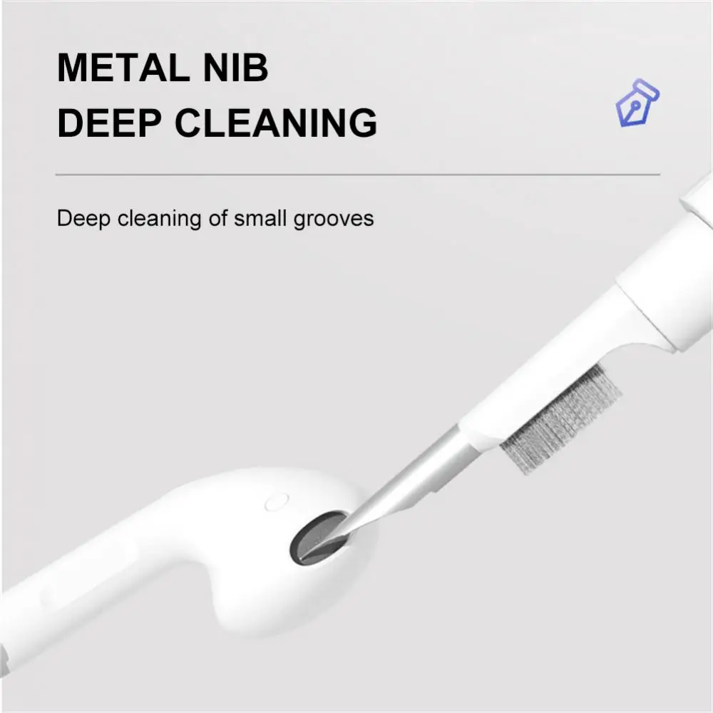Kit de limpiador de auriculares compatible con bluetooth, herramienta de limpieza de estuche de auriculares, bolígrafo de cepillo para Airdots, 3, 2, 1