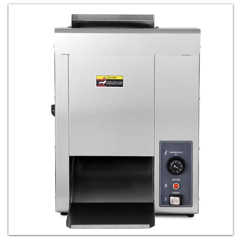 Macchina per il riscaldamento verticale per hamburger completamente automatica, macchina per hamburger con catena cingolata, macchina per hamburger 50-300 ° C