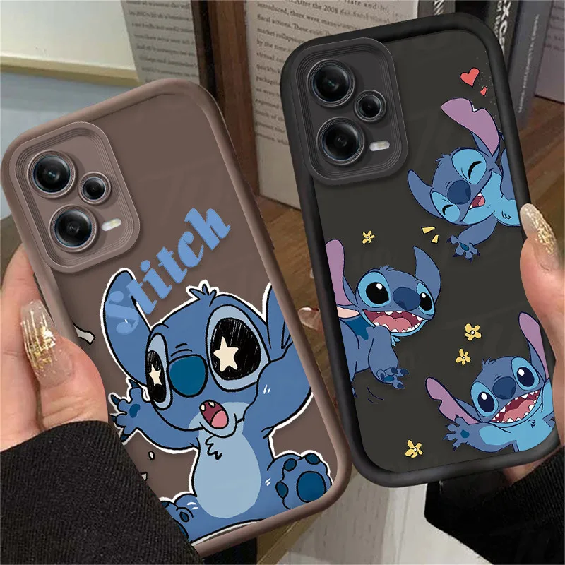 Coque souple Disney Cartoon Stitch, coque pour Xiaomi Redmi Note 13 12 11 Pro Plus 4G 5G 12S 11S 10S 10 9 9S Redmi 14C 13C 12C A3 12