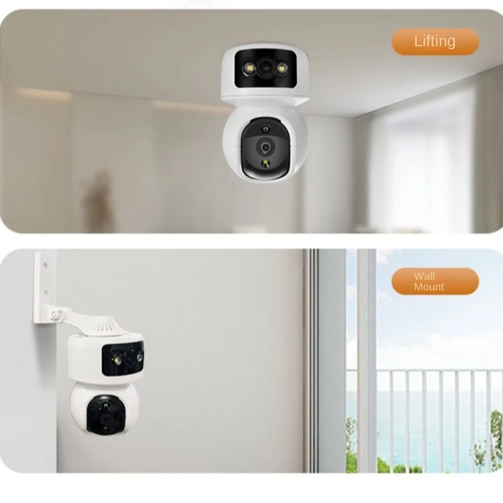 360° Wireless WiFi Surveillance Camera 2-Way Talk Night Vision WiFi Indoor Camera Automatic Tracking High Definition