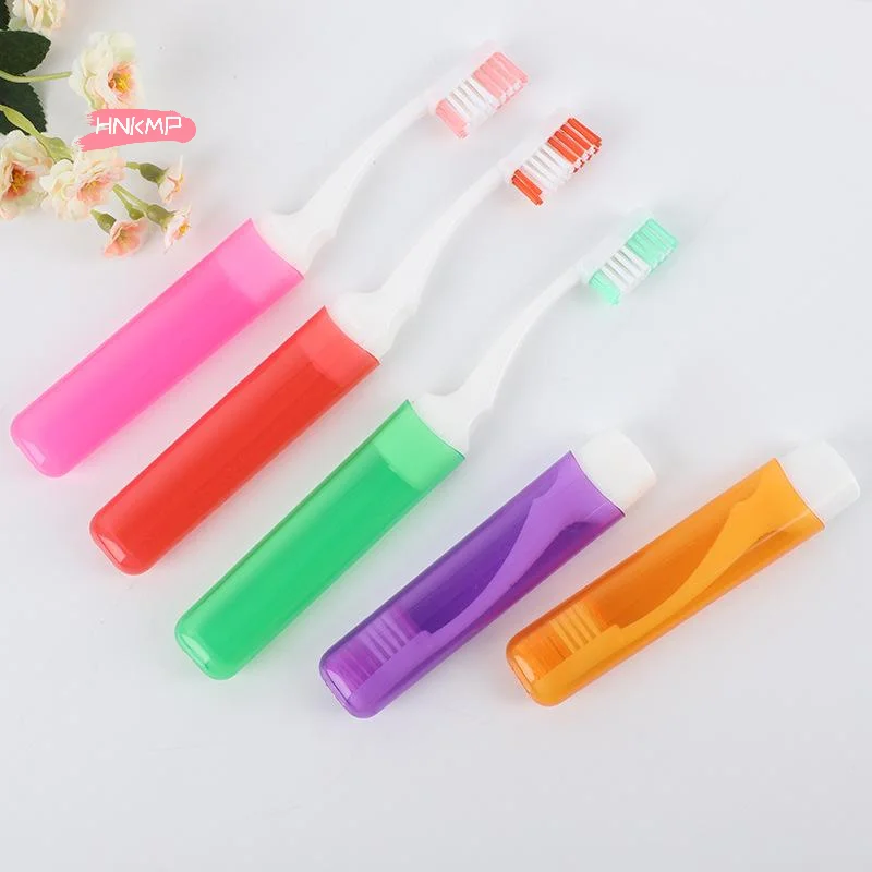 

5/10 шт. Супермягкая зубная щетка с складной конструкцией для путешествий, кемпинга, походов, активного отдыха, удобная для переноски, инструмент для чистки зубов