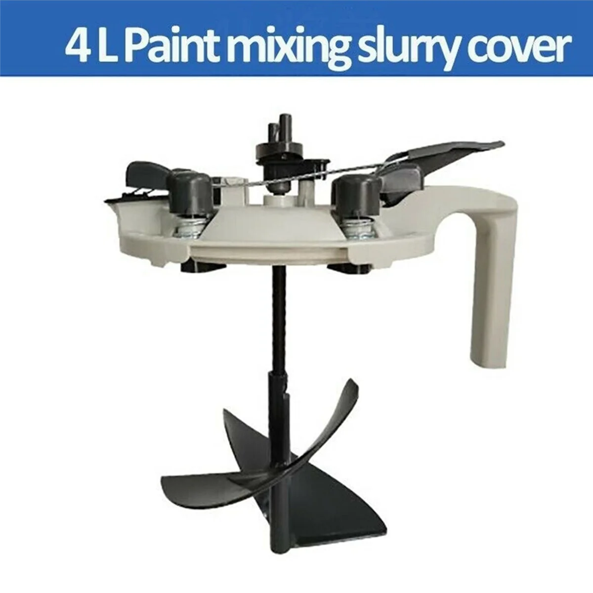 【Promotion】 4X 4L peinture automobile et revêtement mélange boue couvercle agitateur peinture mélangeur outils mélange compagnon peinture couvercle agitateur outil