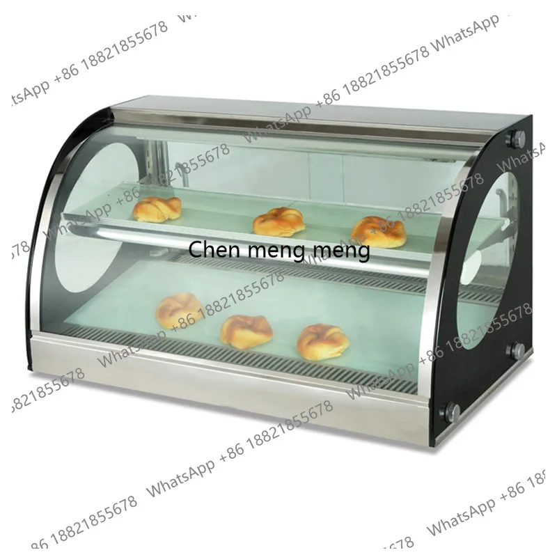 

Commercial Constant Temperature Curved Desktop Heating Glass Insulation Display Cabinet