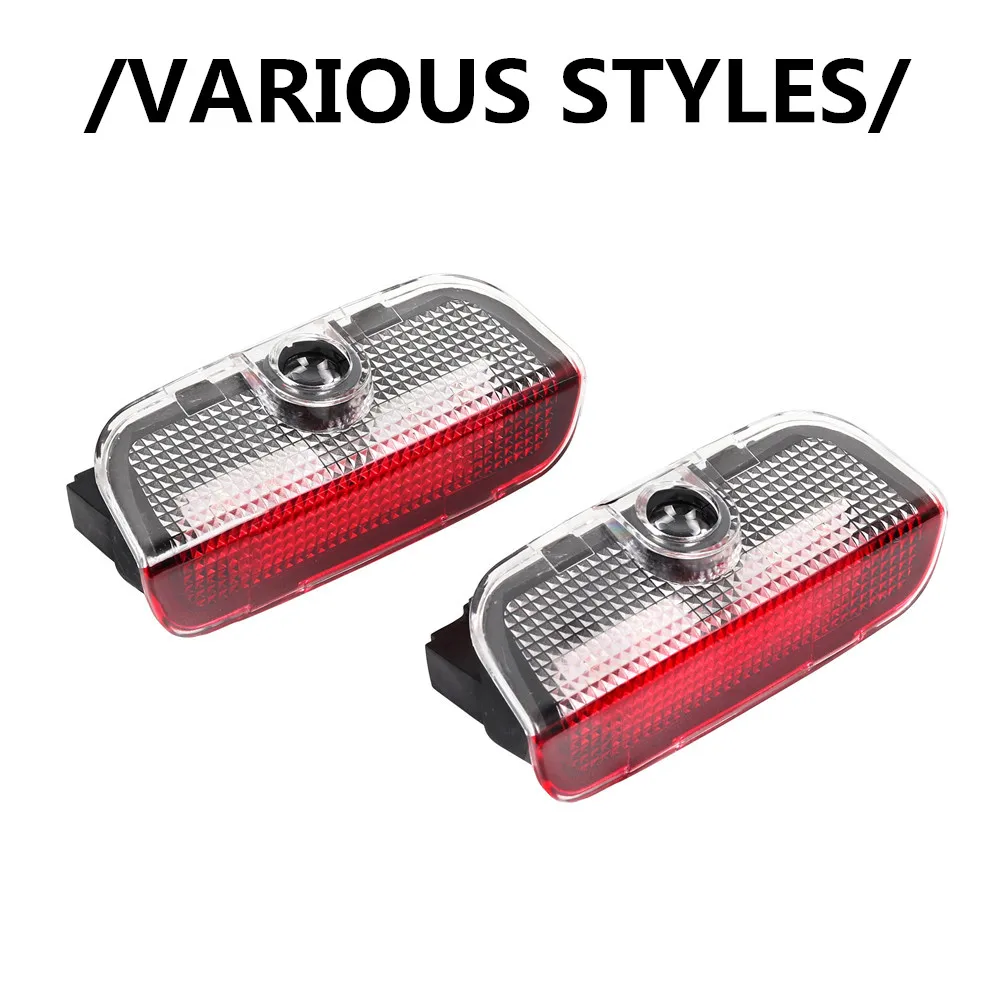 

2X LED Car Door Welcome Logo Projector Interior Light Accessories For VW Passat B6 B7 B8 B9 Tiguan MK1 MK2 Arteon CC Touareg 7P